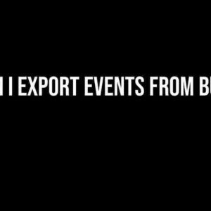 How Can I Export Events from Bugsnag?