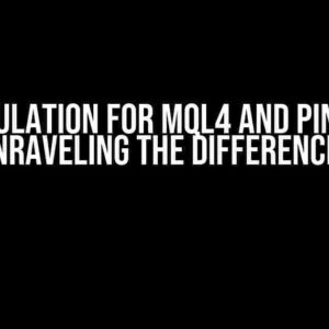 RSI Calculation for MQL4 and Pinescript: Unraveling the Differences